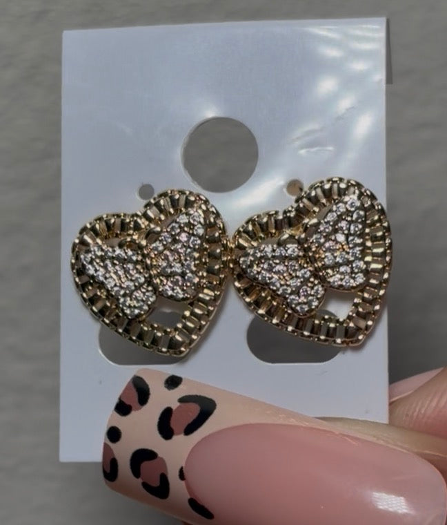 White Butterfly Earrings