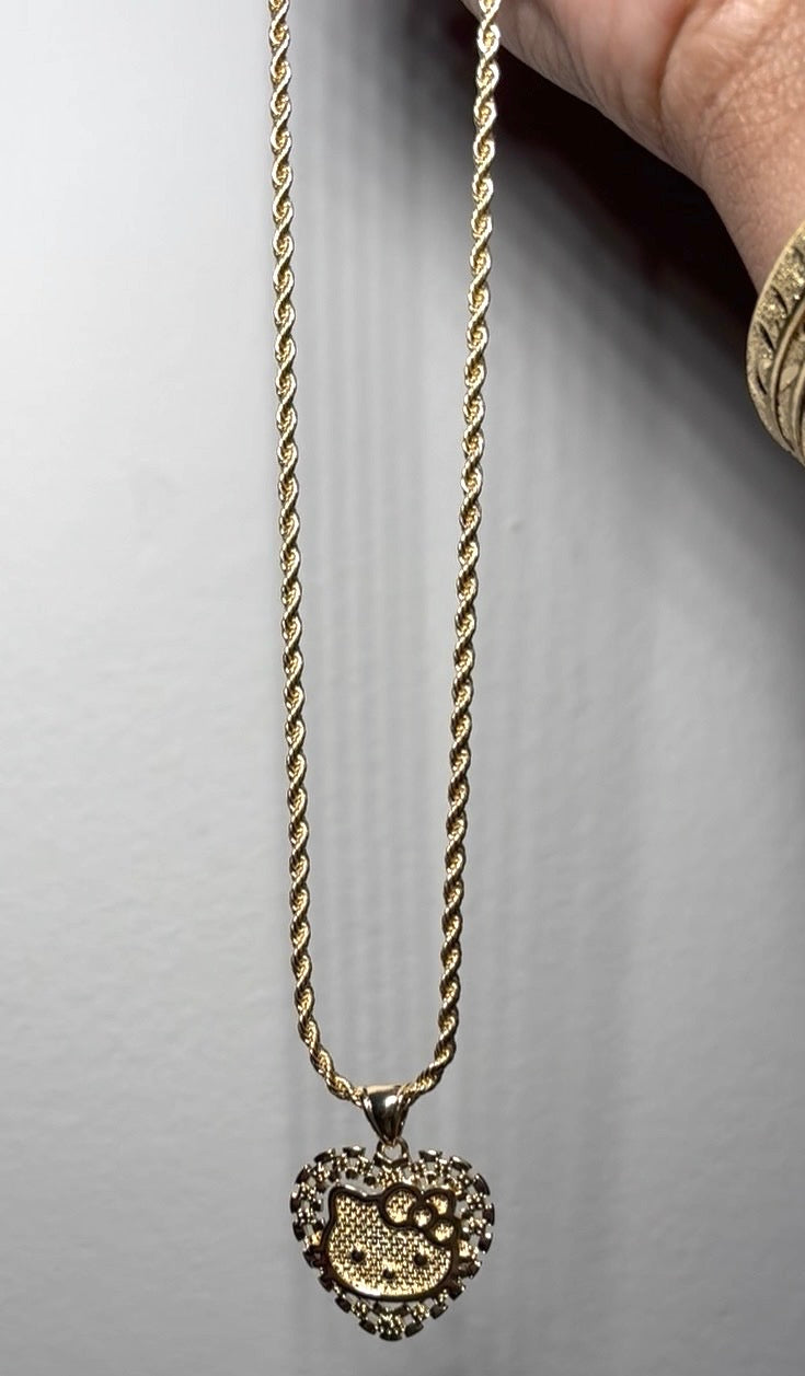 HK Gold Head Necklace