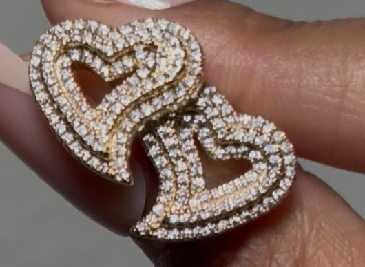 Heart Curved Earrings