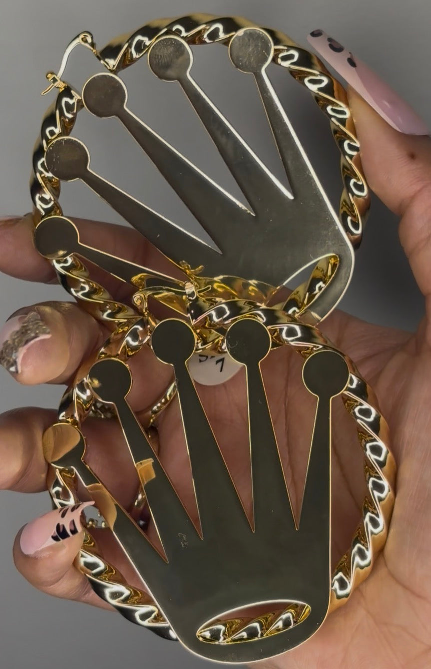 Crown Hoops